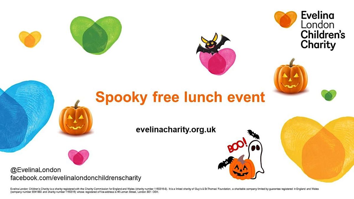 Join us for a Spooky  lunch event with Evelina London Childrens Charity!