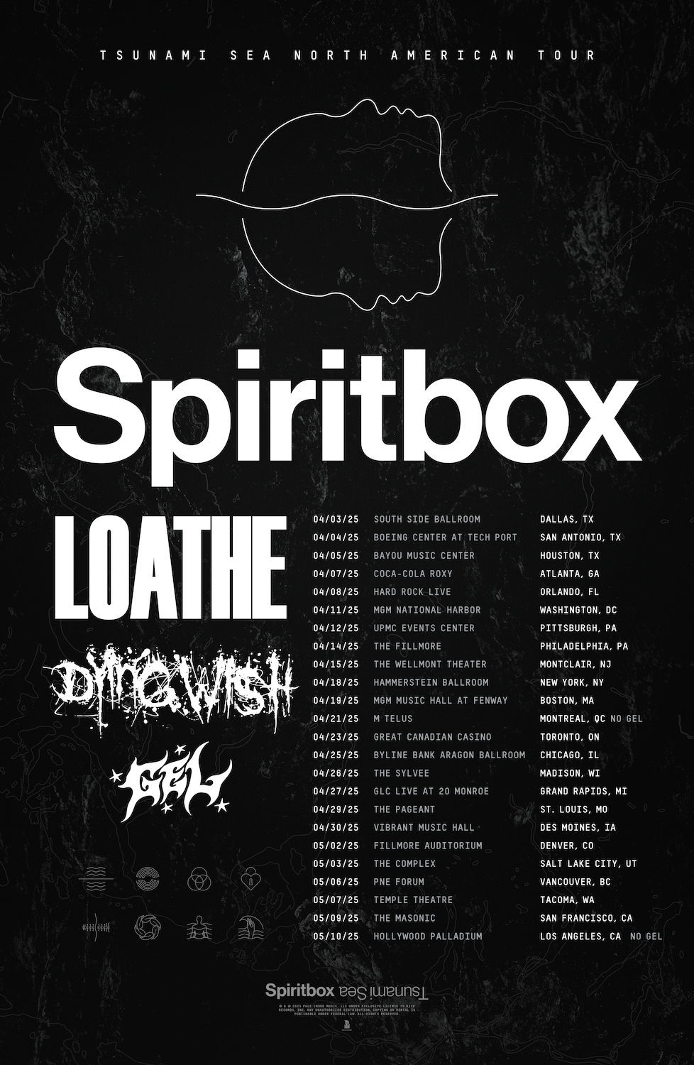 Spiritbox with Loathe, Dying Wish, and GEL