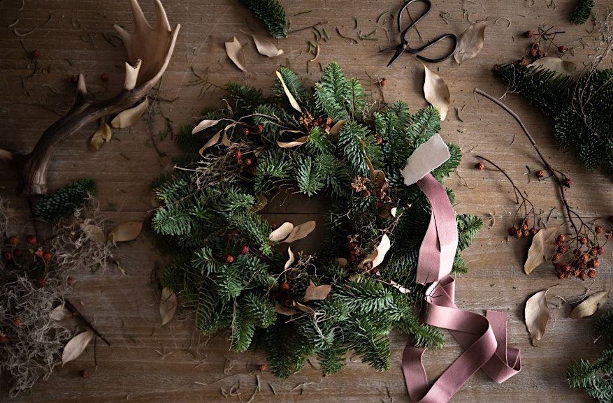 Christmas Wreath Making at Morpeth Pavilion Tipi