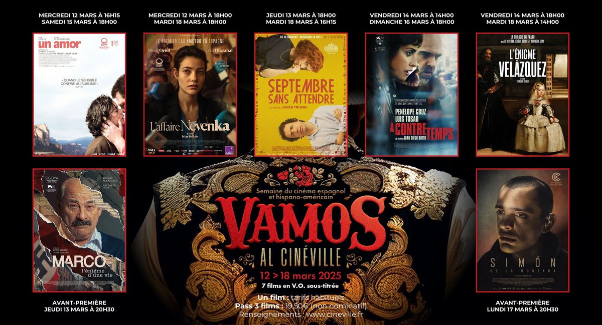 Vamos al Cineville : Semaine du cin\u00e9ma espagnol et hispano-am\u00e9ricain