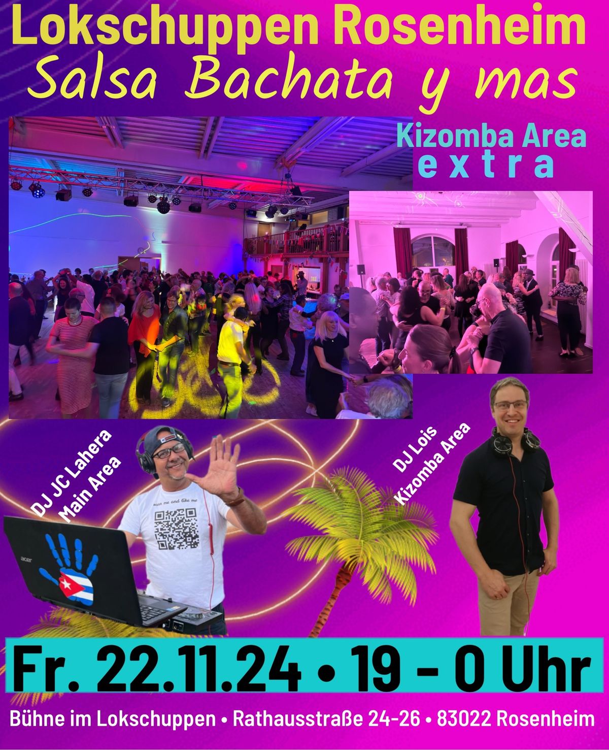 Salsa Bachata Kizomba im Lokschuppen