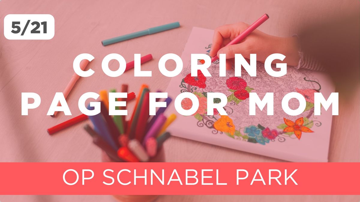 FREE PLAYGROUP | COLORING PAGE FOR MOM