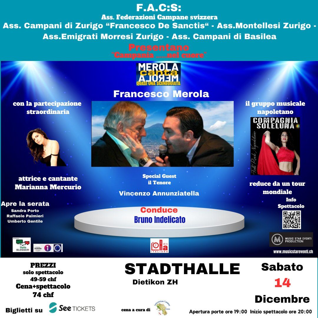 Campania... nel Cuore in Dietikon - Jetzt Tickets sichern!