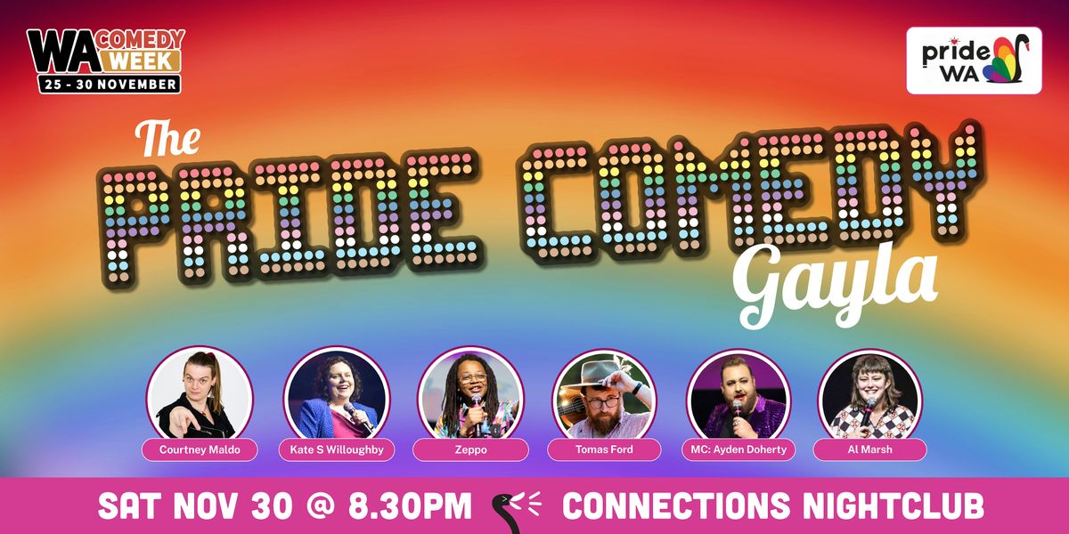 THE PRIDE COMEDY GAYLA (WA COMEDY WEEK)