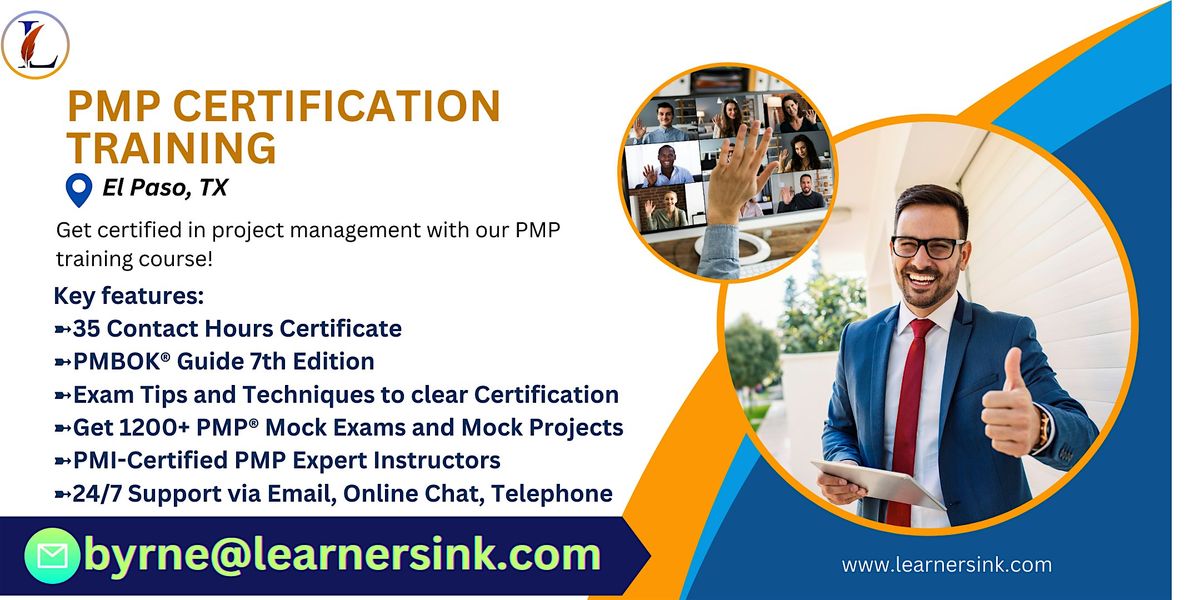 PMP Exam Preparation Training Course In El Paso, TX