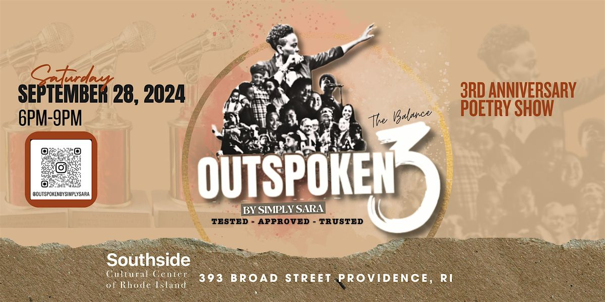 OUTSPOKEN 3 Year Anniversary