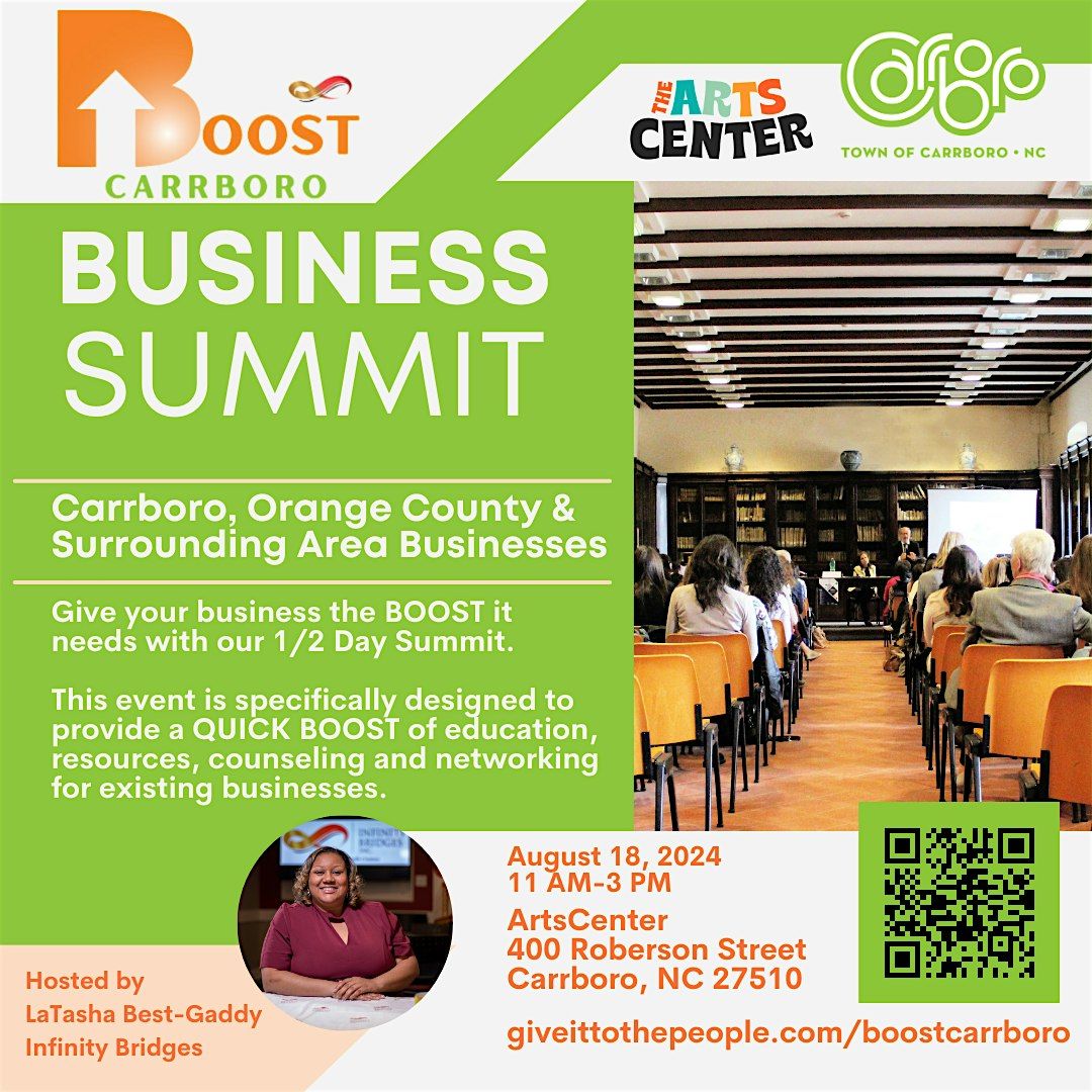 BOOST CARRBORO BUSINESS SUMMIT