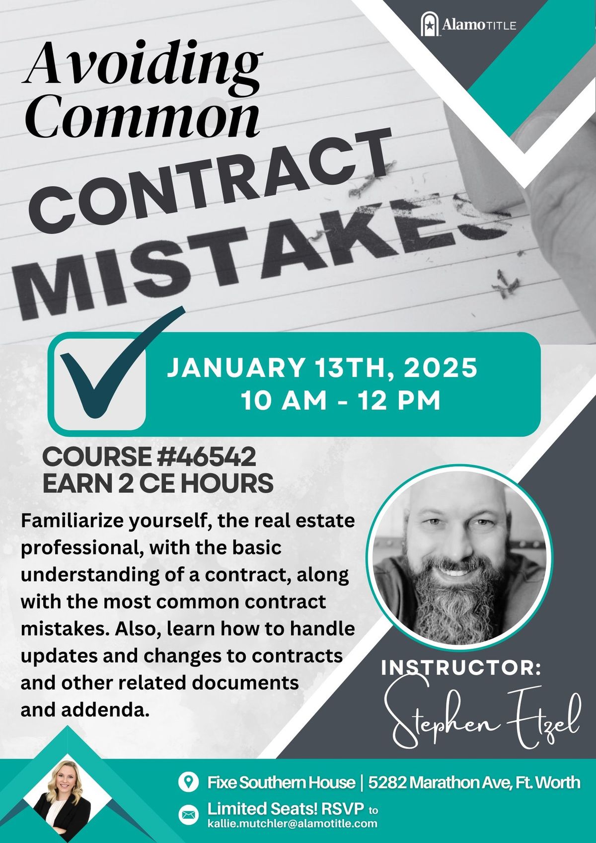 Avoiding Common Contract Mistakes with Stephen Etzel