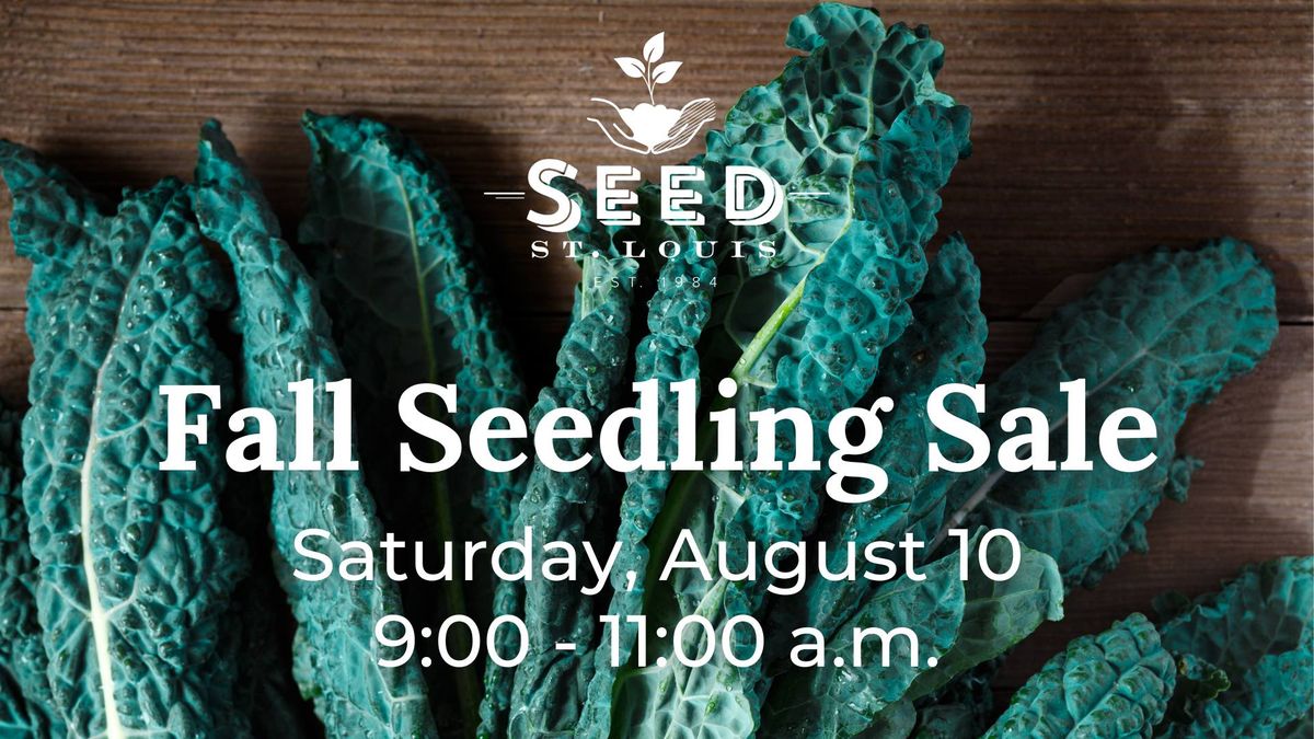 Fall Seedling Sale