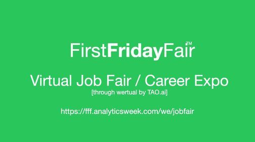 Data FirstFridayFair Virtual Job Fair \/ Career Expo Event