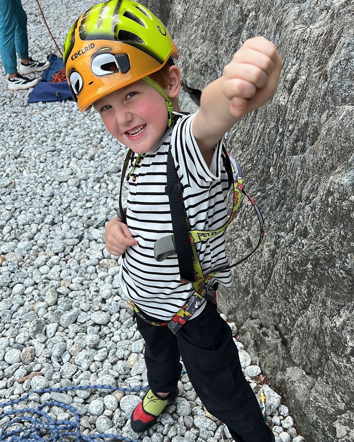 climbing and scramble age 5-8 session Scugdale Crag 