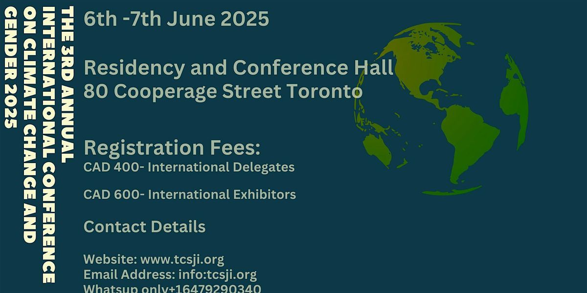 The International Conference on Climate Change and Gender 2025