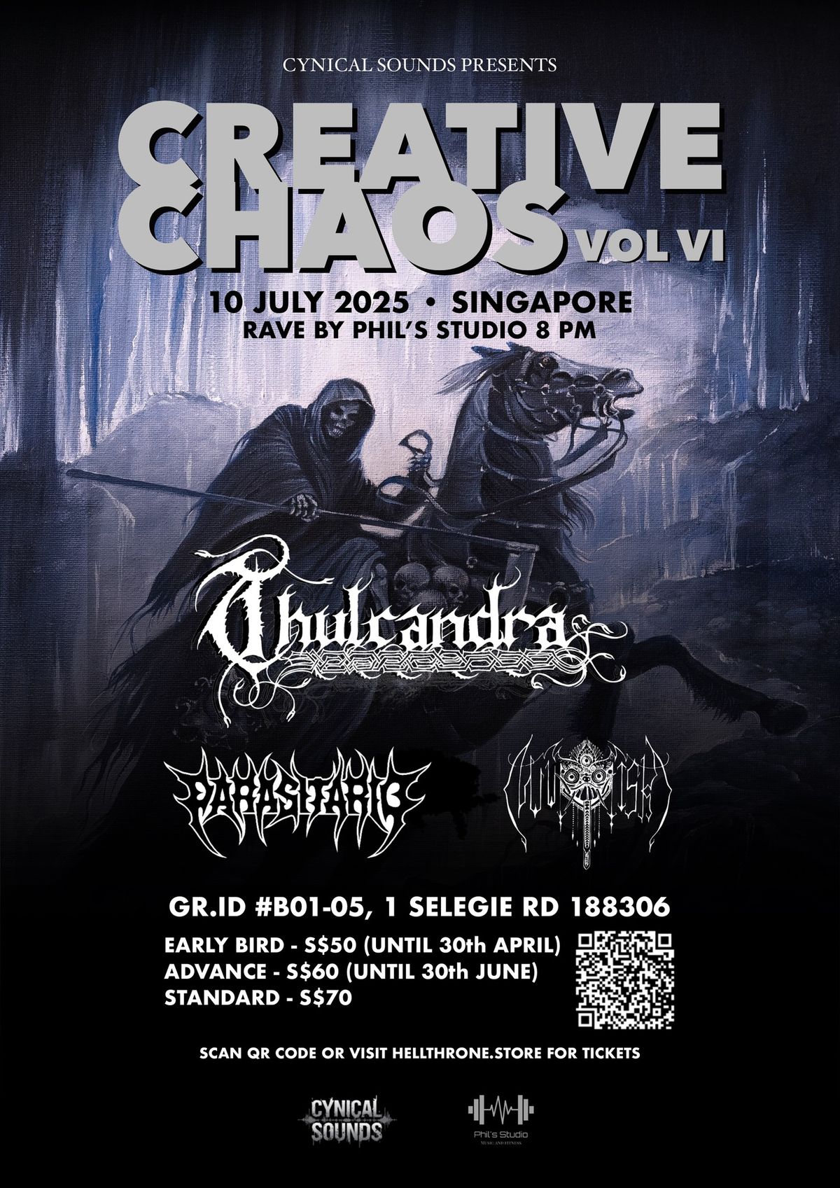 CREATIVE CHAOS VOL VI - THULCANDRA\/PARASITARIO\/NUURISK