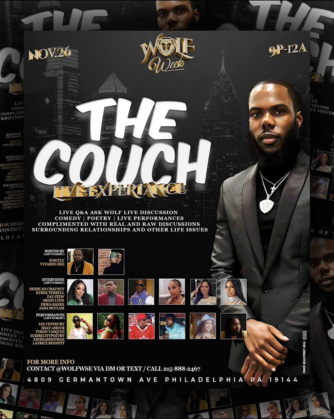 Love to Laugh Comedy & Poetry Show (The Couch Live Experience)