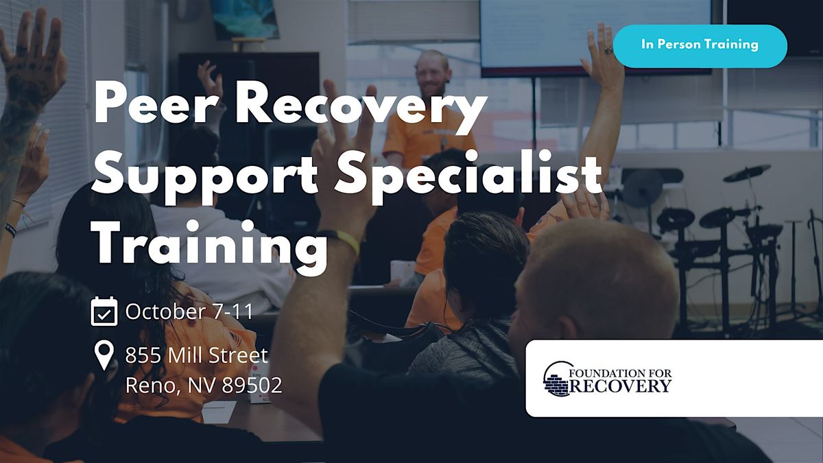 Peer Recovery Support Specialist Training