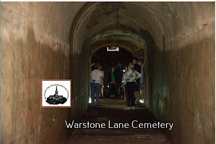 WW2 Interior catacomb tour in Warstone Lane cemetery 1pm for 1.15pm