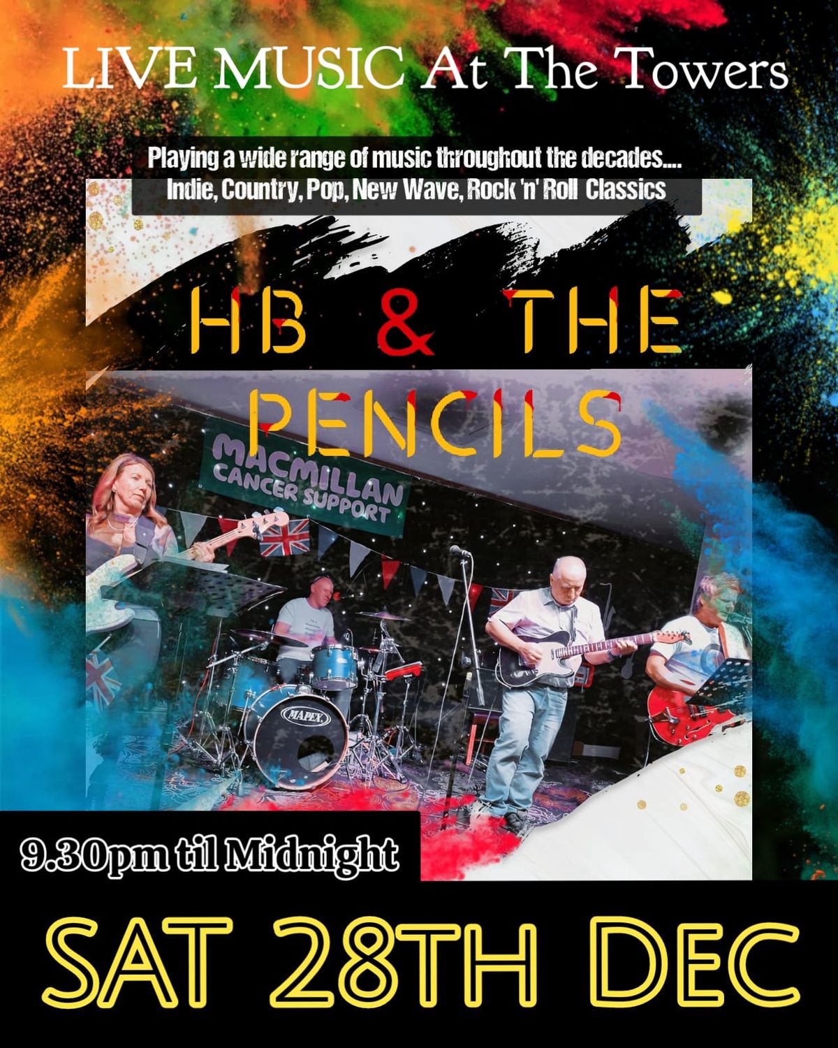 HB & THE PENCILS LIVE AT THE TOWERS INN