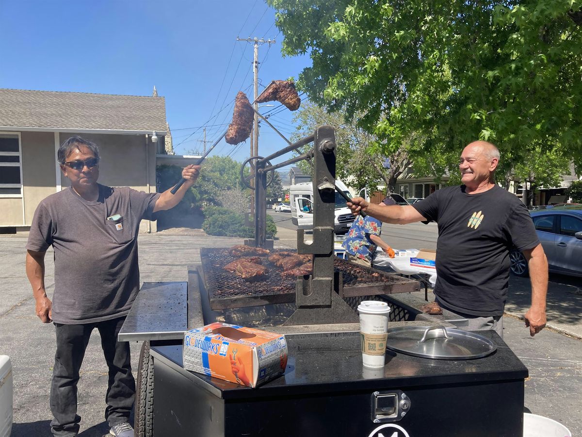 Drive Thru Tri-Tip BBQ fundraiser for the Rotary Club of Petaluma Valley