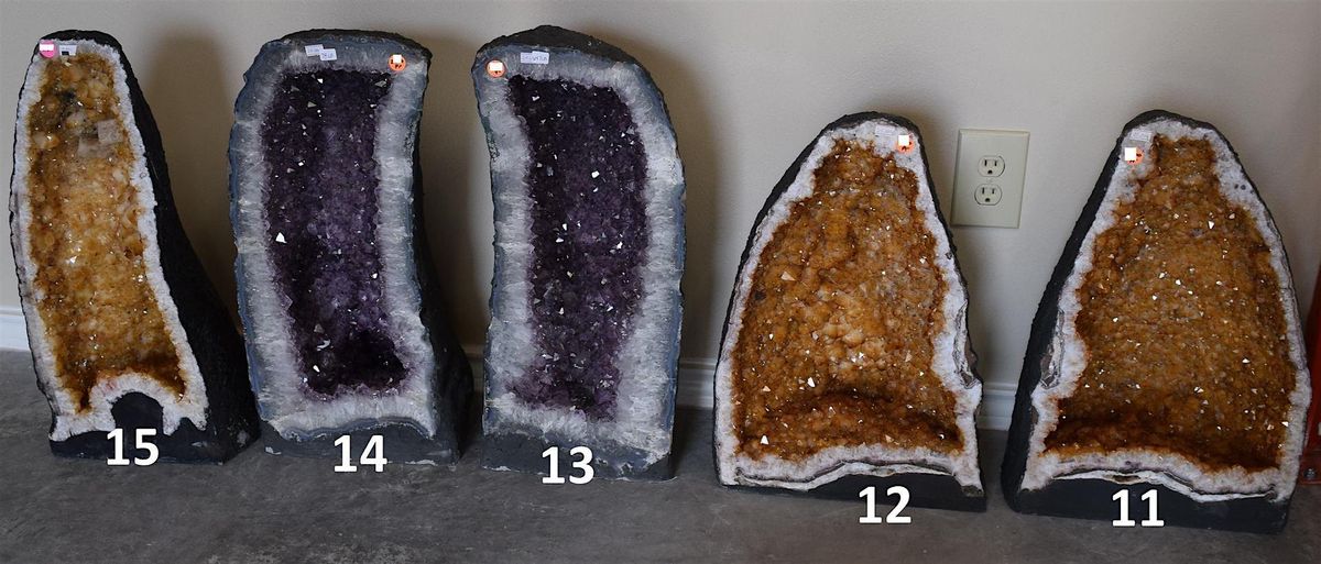 Gem Amethyst Rock Fossil Sale Sept 21, 22 (9am - 5pm) - (Gulfport-Biloxi, M