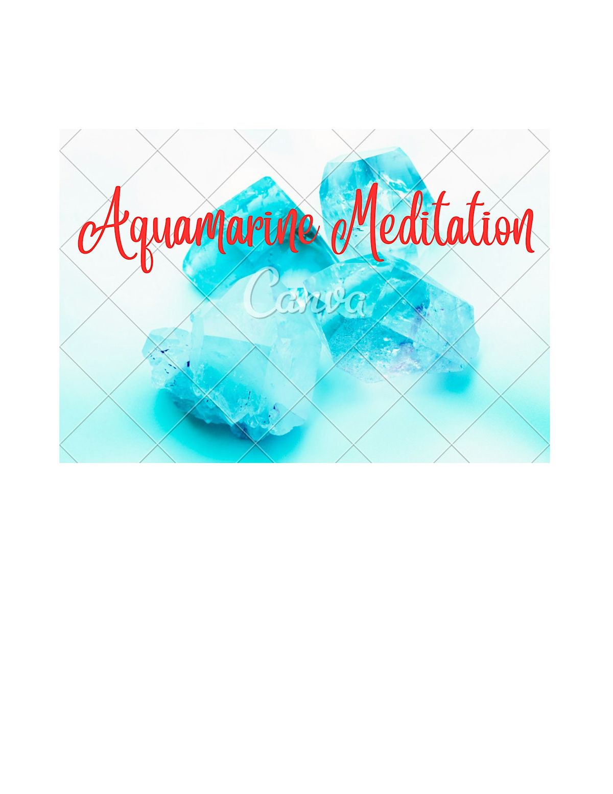 Aquamarine Meditation