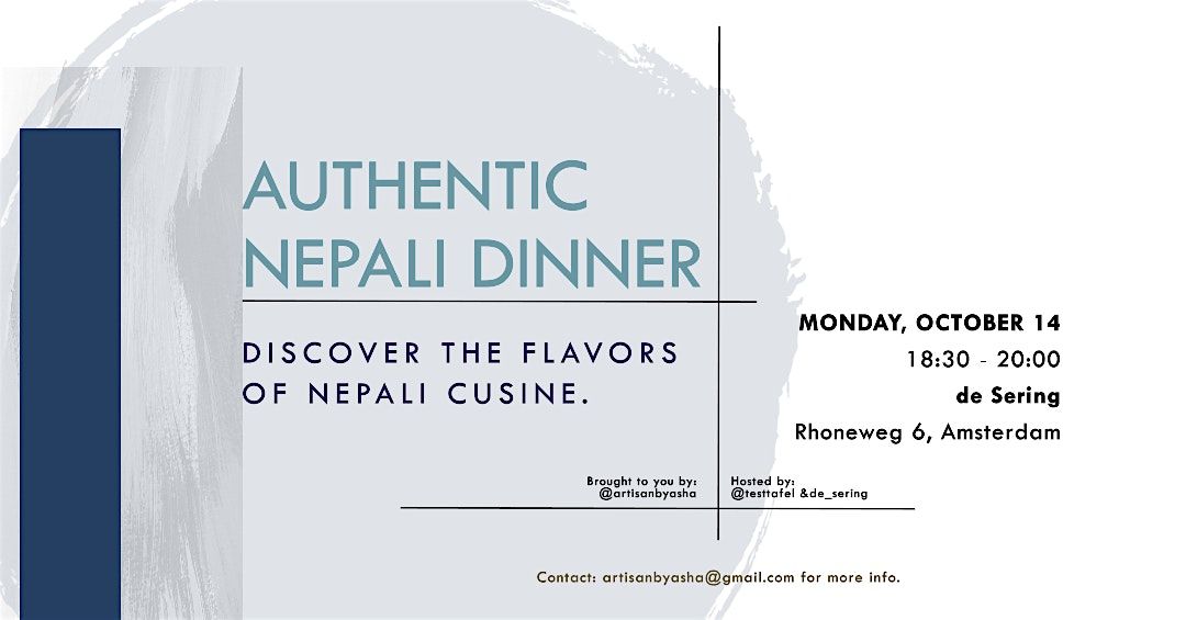 Authentic Nepali Dinner