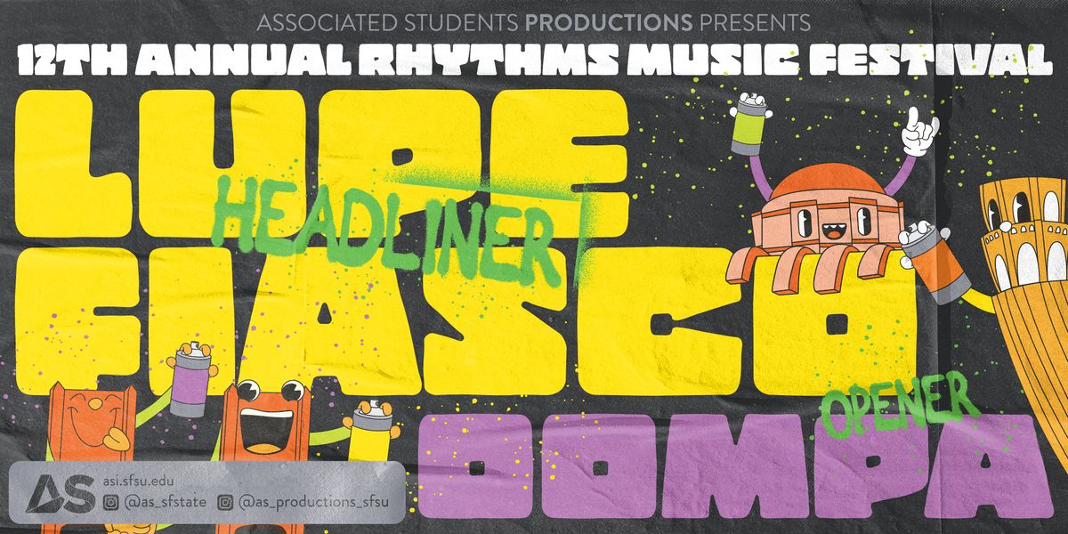 12th Annual RHYTHMS MUSIC FESTIVAL - Headliner: Lupe Fiasco, Opener: Oompa