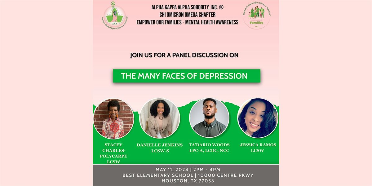 The Many Faces of Depression Panel Discussion