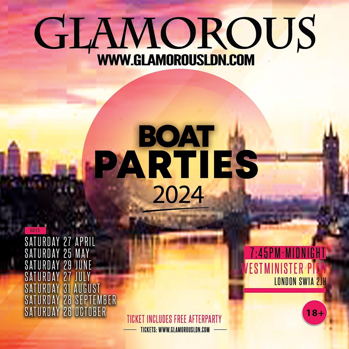 Glamorous Boat Party 2024