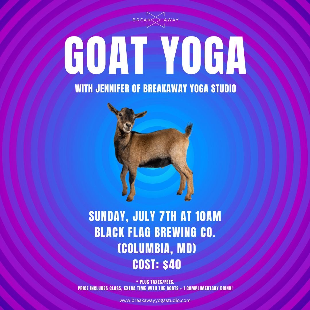 ? Goat Yoga ? at Black Flag Brewing Co. (Columbia, MD)