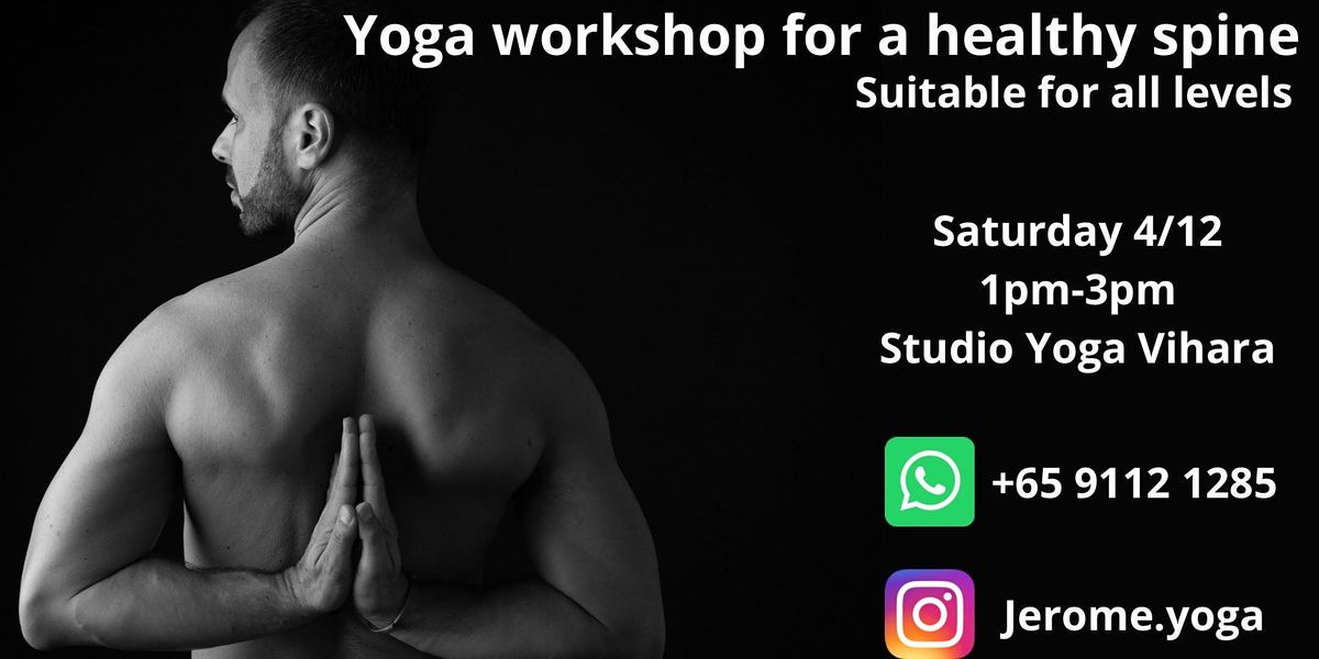 Yoga workshop for healthy spine
