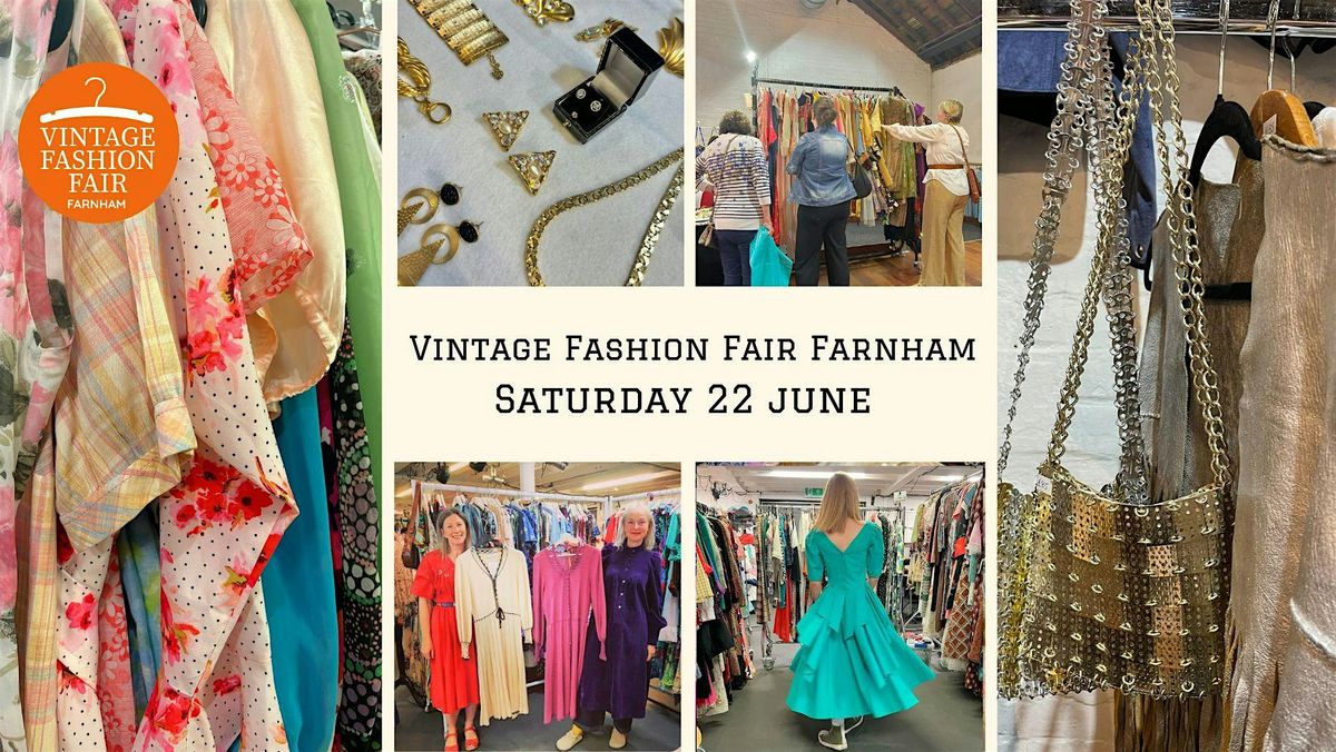 Vintage Fashion Fair Farnham June 2024