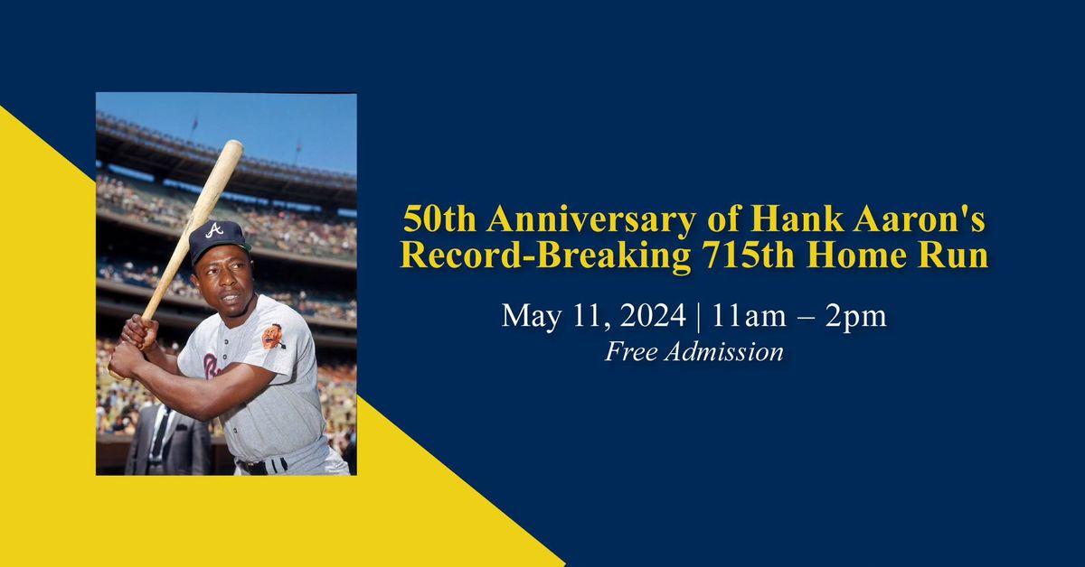 Hank Aaron Exhibit Unveiling & Celebration 