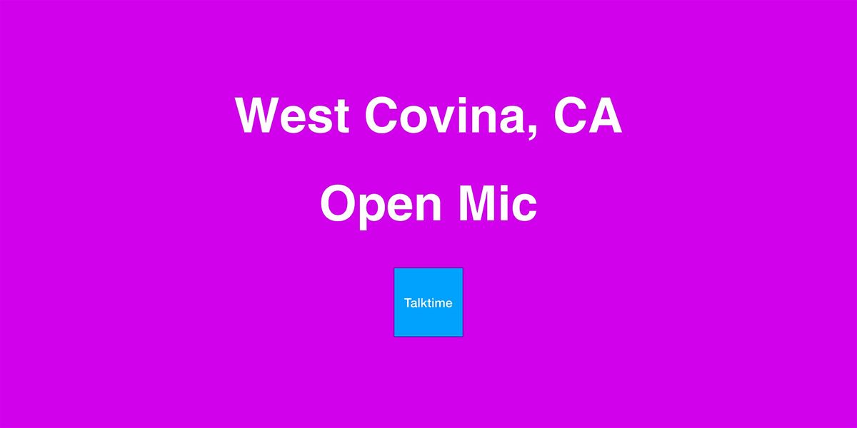 Open Mic - West Covina