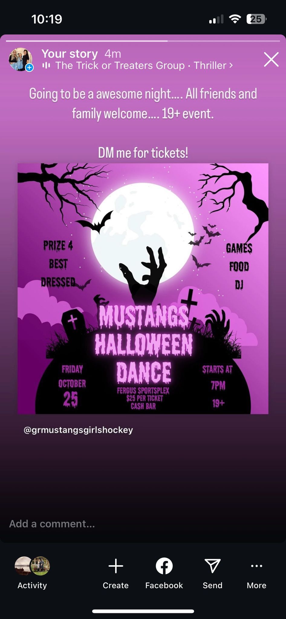 Grand River Mustangs Halloween Dance