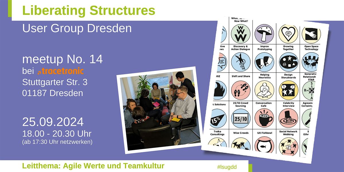 14. meetup der Liberating Structures User Group Dresden