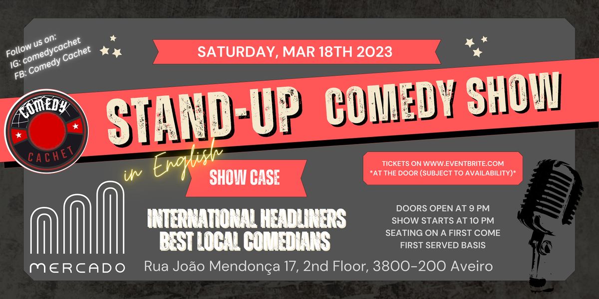 Stand Up Comedy Show Aveiro Mar 18