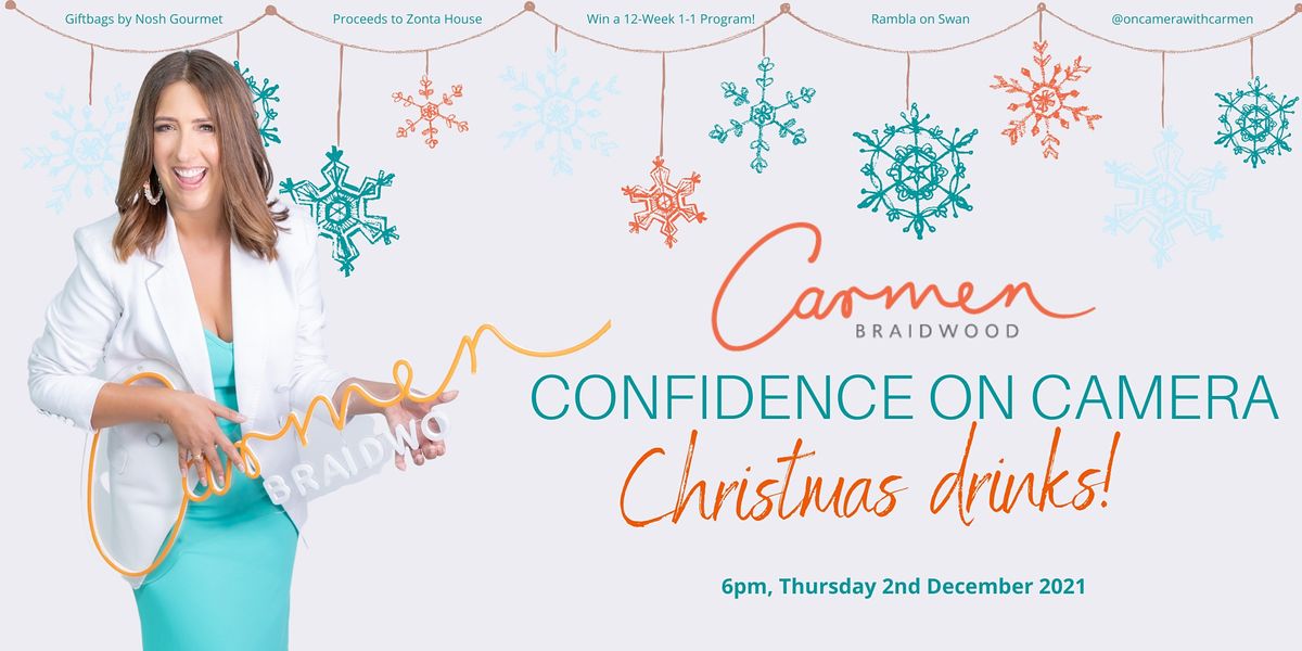 Confidence on Camera Christmas Drinks