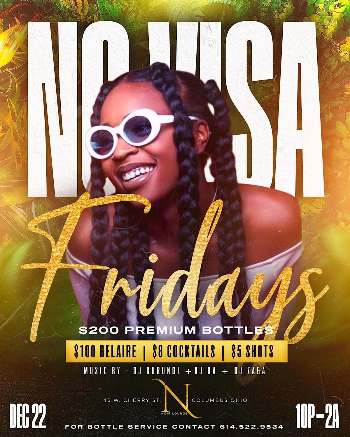 No Visa Fridays @ Noir