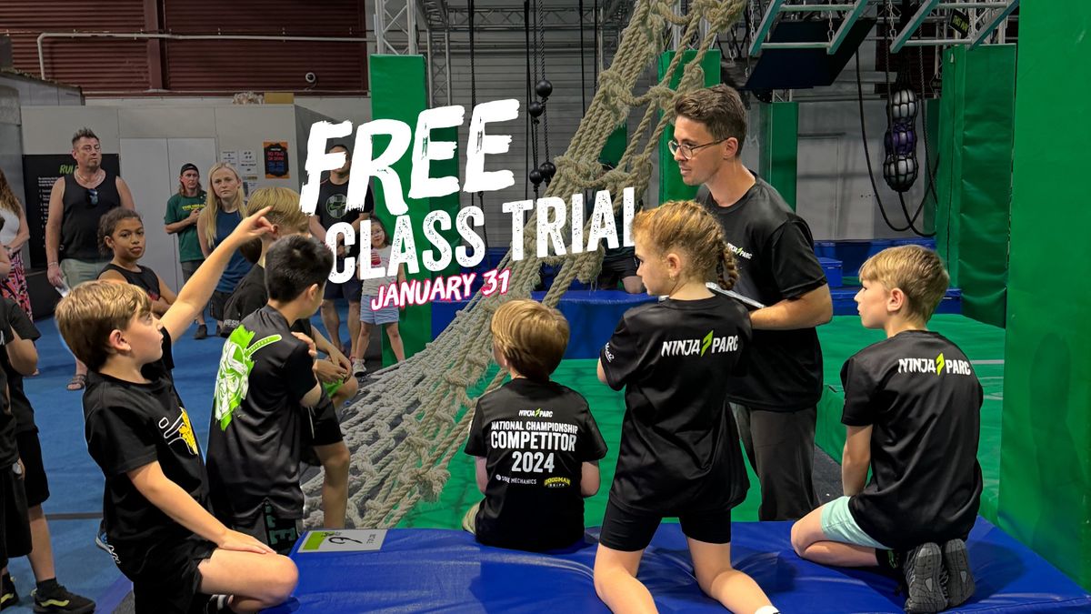 Ninja Parc FREE CLASS TRIALS!