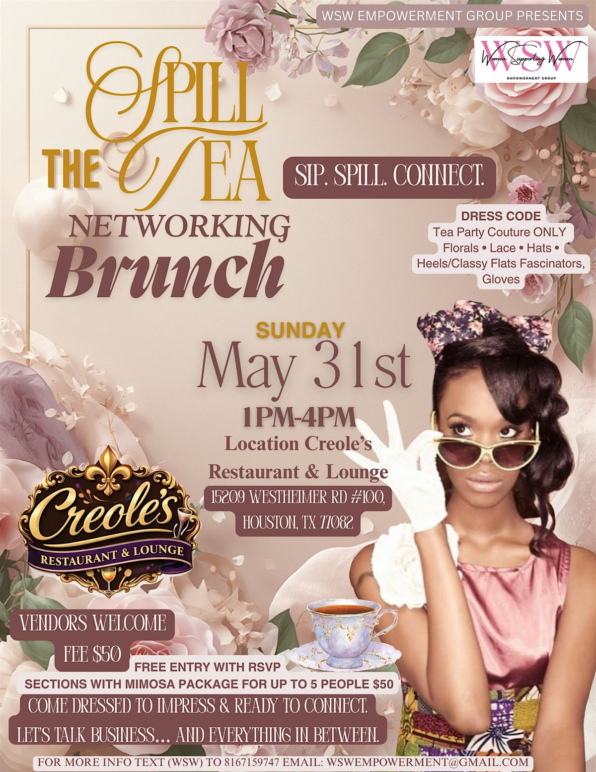 Spill The Tea Networking Brunch