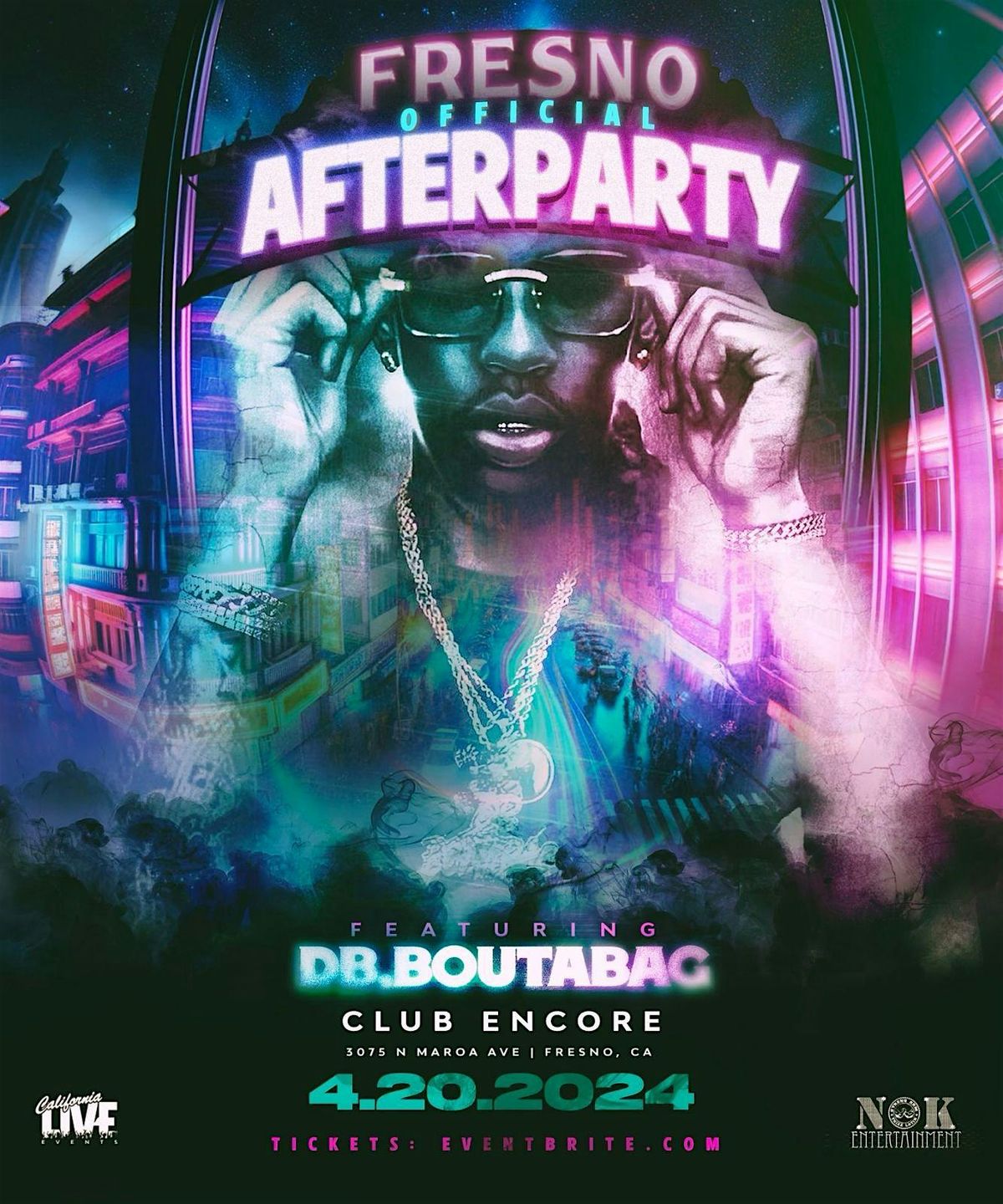 CLUB ENCORE PRESENTS: DB.BOUTABAG LIVE IN FRESNO - 21&OVER