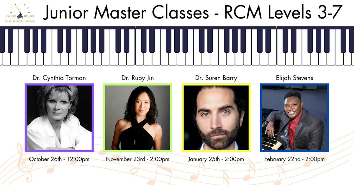 Junior Master Classes at 10,000 Hours Piano Rehearsal Studios