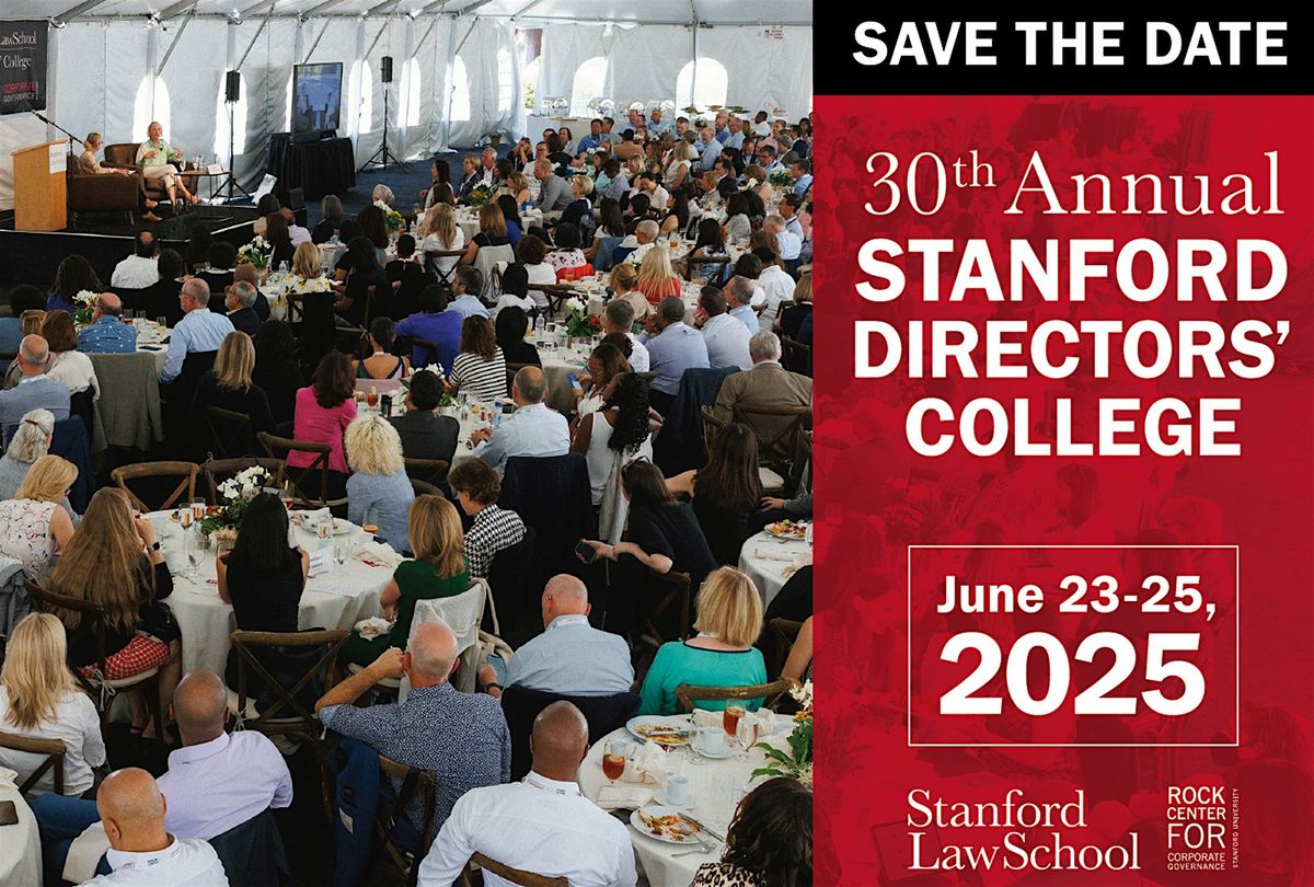 30th Annual Stanford Directors' College