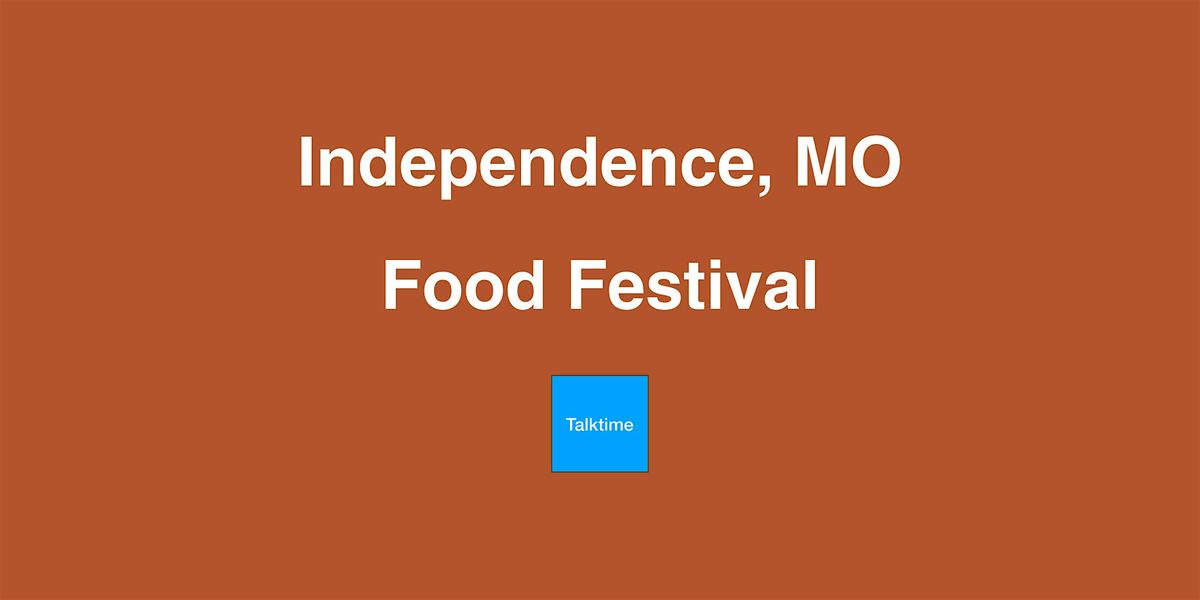 Food Festival - Independence