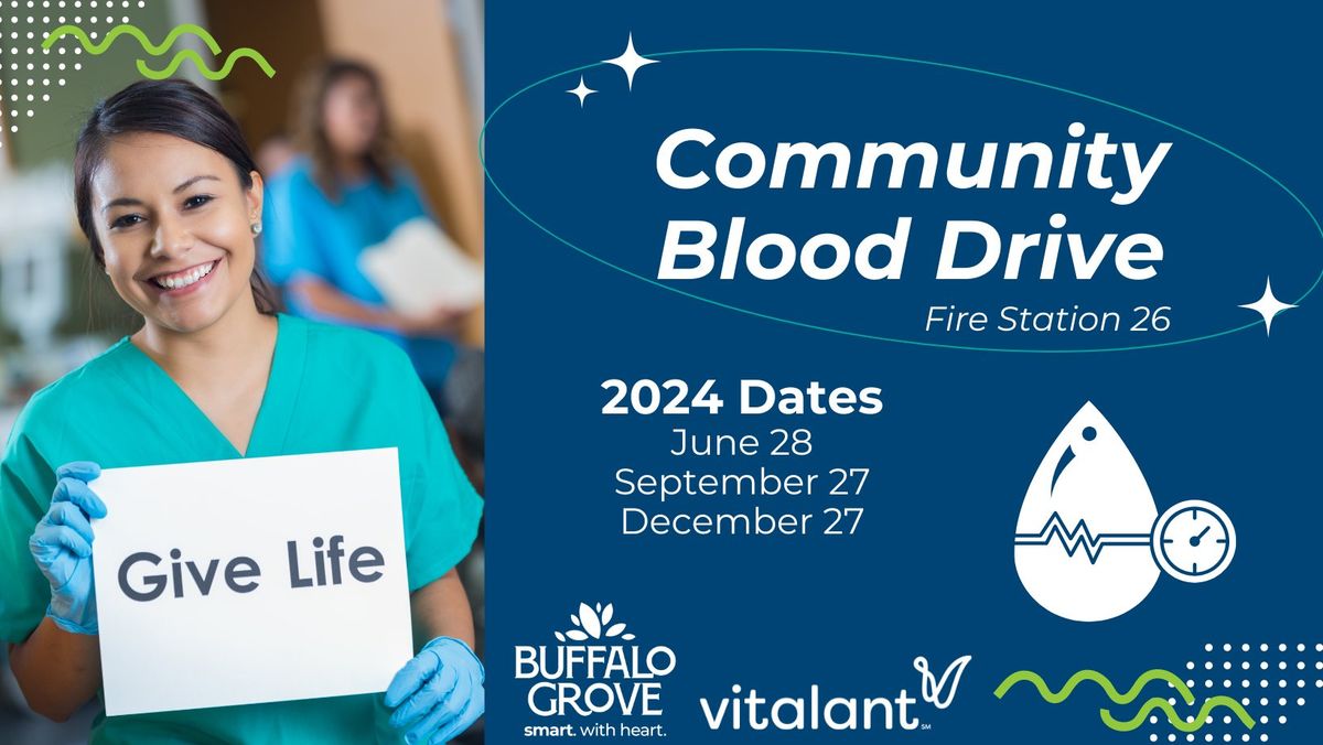 Community Blood Drive @ Fire Station 26