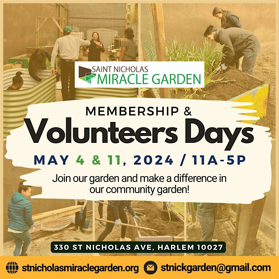 Build and Learn Volunteer & Membership Day