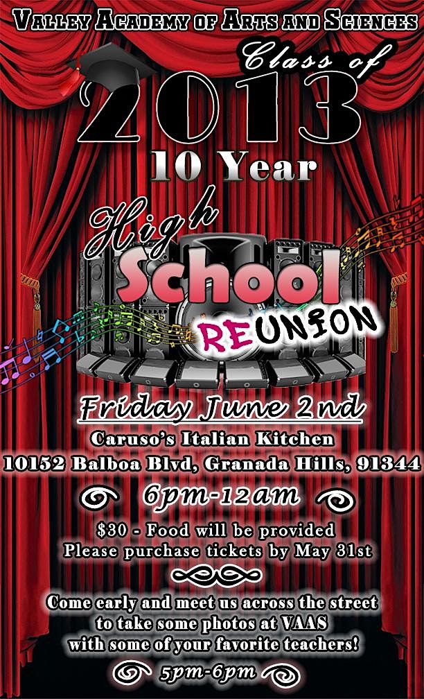 High School Reunion! ~VAAS Class of 2013~