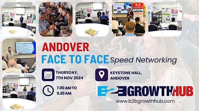 Andover Face 2 Face Morning Speed Networking - 07th NOV 2024