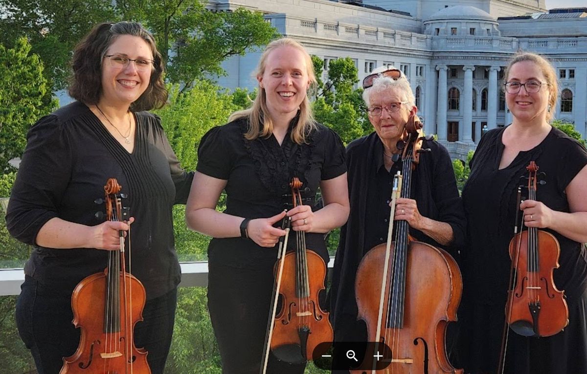 Sunday Afternoon Classics Series - Yahara String Quartet | $15 (Pay at the Bar)