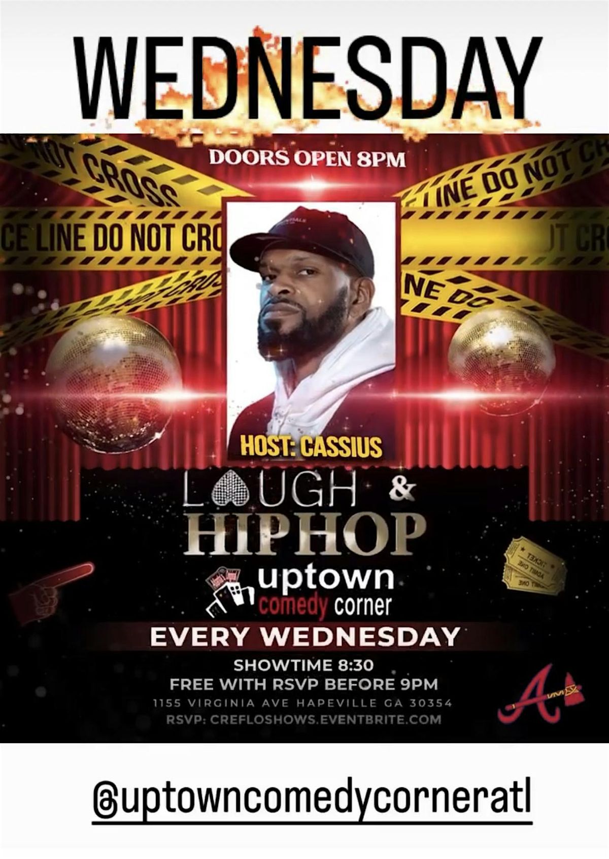 Laugh & Hip Hop Wednesdays Hosted by Cassius